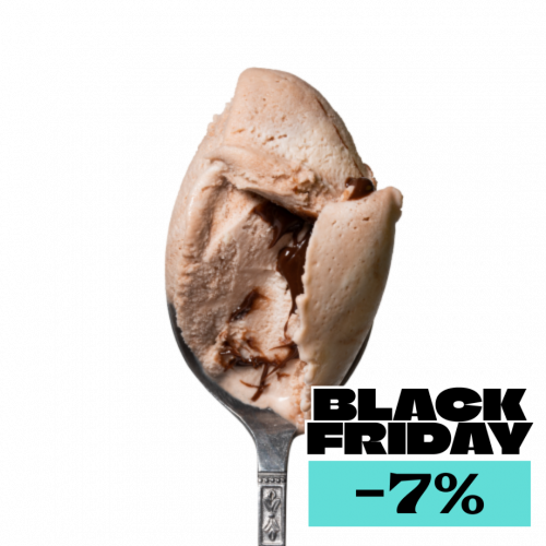 Lody o smaku Kultowe jajo (biała czekolada i krem kakaowo-orzechowy