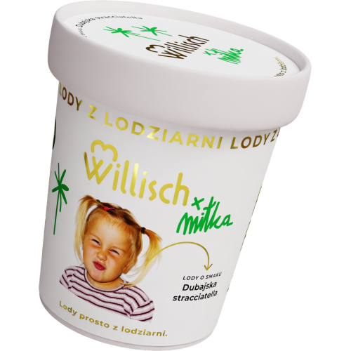 Lody o smaku Dubajska stracciatella - Willisch x Miłka