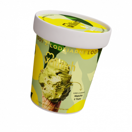 Lody o smaku Matcha z yuzu