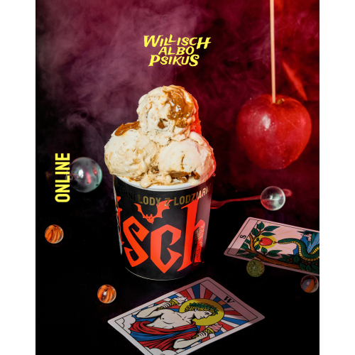 Lody o smaku Jabłko w karmelu