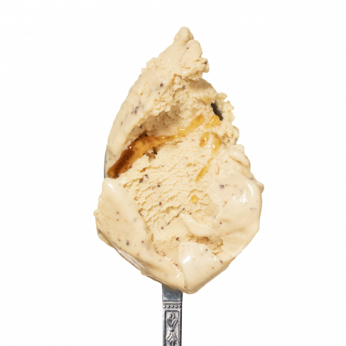 Lody o smaku irysa (karmelowo-makowy)