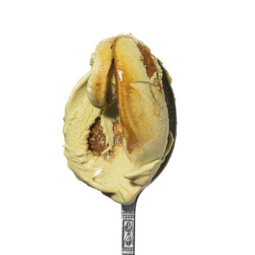 Lody o smaku Pistacjowe affogato