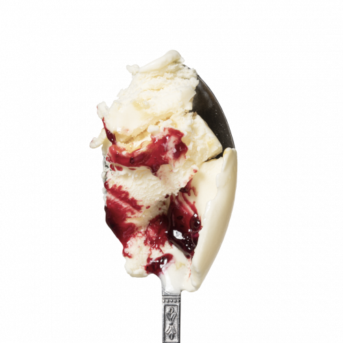 Lody o smaku jogurtu z czarną porzeczką bez dodatku cukru