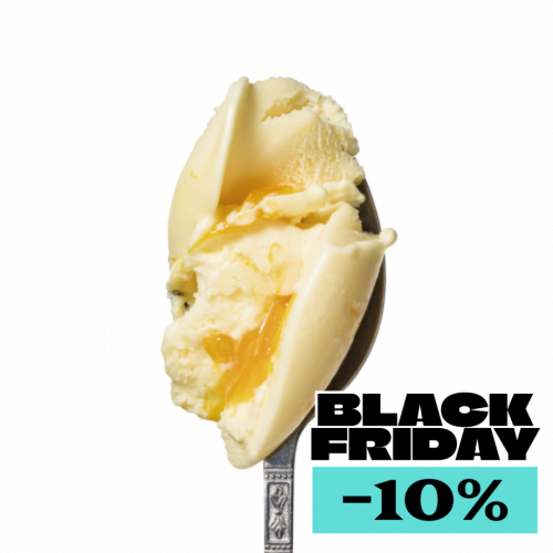 Lody o smaku mascarpone z cytryną