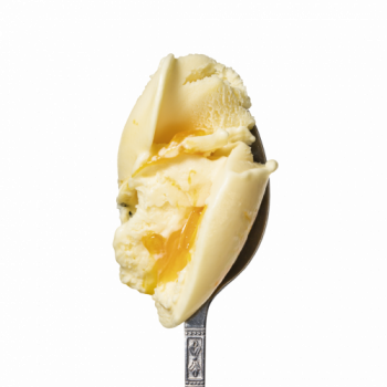 Lody o smaku Sernik z pomarańczą