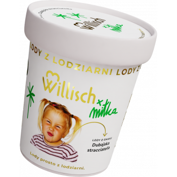 Lody o smaku Dubajska stracciatella - Willisch x Miłka