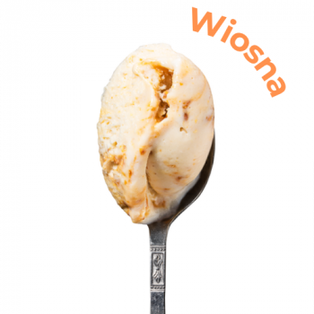 Lody o smaku Solony popcorn z karmelem