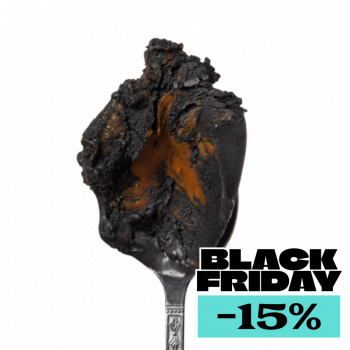 Lody o smaku BITCOIN (czarna wanilia z kajmakiem)