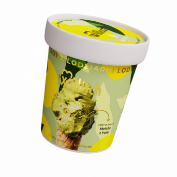 Lody o smaku Matcha z yuzu