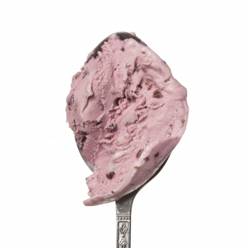 Lody o smaku borówki na śmietance