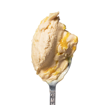 Lody o smaku Ciasteczko sernikowe z sosem cytrynowym