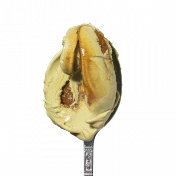 Lody o smaku Pistacjowe affogato