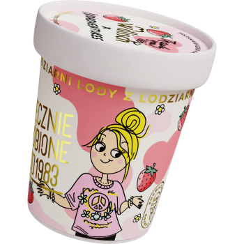 Lody o smaku Truskawkowa krowa