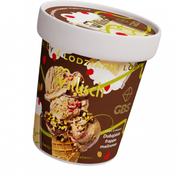 Lody o smaku Dubajskie frappe malinowe